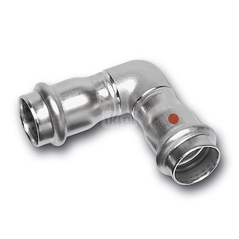 Kolano 90' SANHA NiroTherm Press, stal nierdzewna, 28 mm (zw x zw)