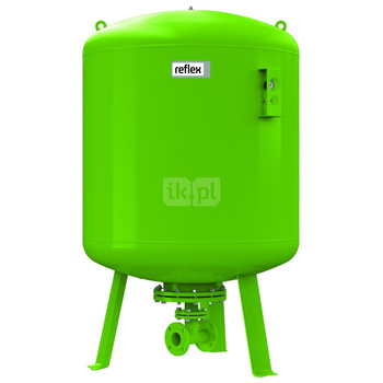 Naczynie wzbiorcze REFLEX DT 1000/1000, pojemność 1000 l, 10 bar / 70'C, kolor zielony, do instalacji C.W.U.