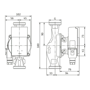 Pompa obiegowa WILO x 1-230 V