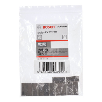 Segmenty do diamentowych koronek wiertniczych Standard for Concrete 12, 10 mm