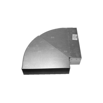 Kolano prostokątne poziome 200 x 50 nastawne 45-90º