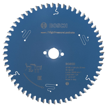 Tarcza pilarska Expert for High Pressure Laminate KSB EXPERT F.H.P.LAMINATE 190X20X2,6 56T