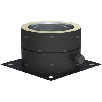 Płyta fundamentowa fi 180mm z odpływem skroplinw bok montaż na cokole w bok montaż na cokole