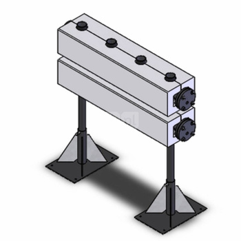 ROZDZIELACZ KOŁNIERZOWY 2-OBWODOWY DN50 Z IZOLACJĄ
