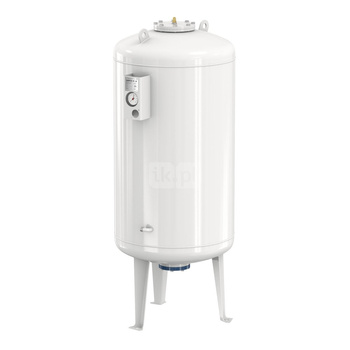 Naczynie wzbiorcze stojące FLAMCO MEIBES Airfix D-E-B, pojemność 50 l 6-, 16 bar / 120'C fi1 1/2'', kolor biały, do instalacji C.W.U.