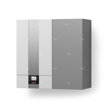 Pakiet - Kocioł gazowy dwufunkcyjny WOLF CGW-2-14 z modułem AM kondensacyjny wiszący 2.1 - 15.2 kW