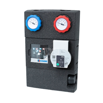 GFA211, grupa pompowa z termostatycznym zaworem mieszającym, DN25, pompa Wilo PARA 25/6