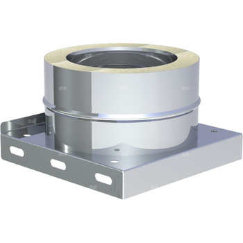 Płyta fundamentowa z odpływem skroplin w dół