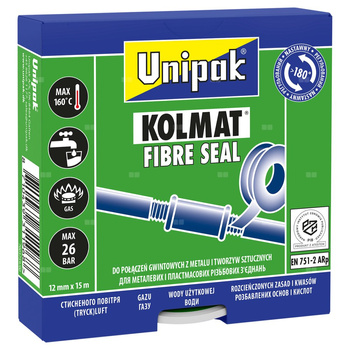 UNIPAK KOLMAT FIBER SEAL 12mm x 15m