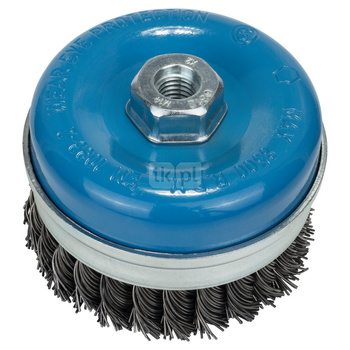 Szczotka garnkowa pleciona 75 mm stalowa M10