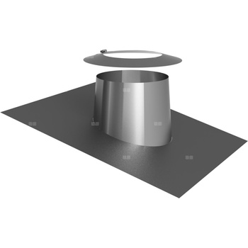 Przejście przez dach 5-15st. z płaszczem ołowianym i kołnierzem fi180mm