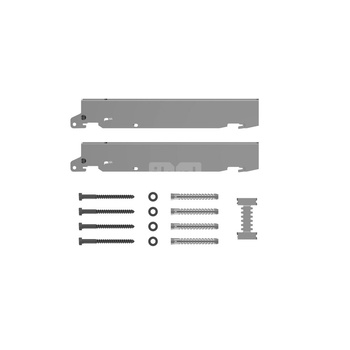 Zest. konsoli do szyb. montażu,typ11-33Wys. 600 mm, WA 50 mm, kolor biały