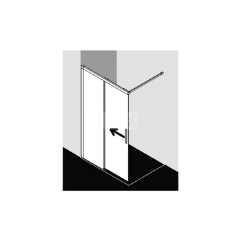 Kermi Drz. przesuw. NICA J2L 1600x 2000 1575-1600 SIHG SR Opaco Clean