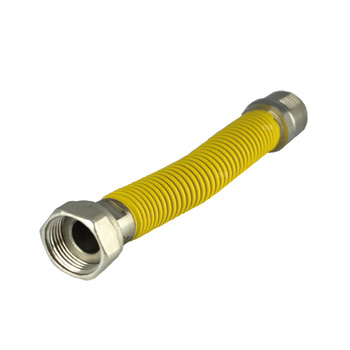 Wąż do gazu PERFEXIM KAS FLEX ze złączem gwintowanym 1/2'' Gwint wewnętrzny x Gwint zewnętrzny 500- 1000 mm (roziągalny), oplot: PCV