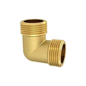 Kolano skręcane mosiężne GZ/GZ ¾ mosiądz