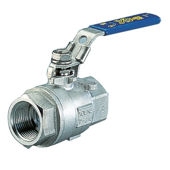 Zawór odcinający kulowy z napędem ręcznym, przyłącza: gwint wewnętrzny, korpus dwuczęściowy, typ X2777, Pnom 6,3 MPa, 2"