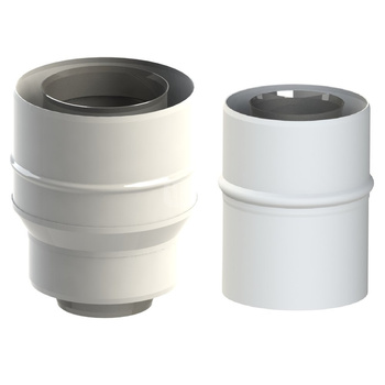 Złączka Concept By JEREMIAS pp z uszczelką 60/100mm x 80/125mm do kotła junkers ceraclass ae