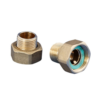 Komplet śrubunków mosiądz PN 10, przył. 1'' dł.0.05mm szer.160mm Rp½ x G1 dla Z NOVA A/T WILO