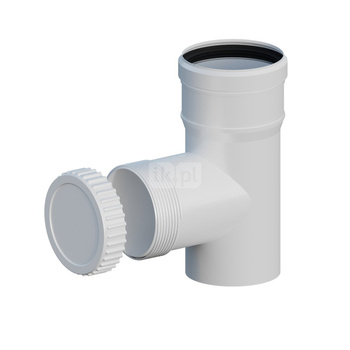 Wyczystka PP DN110mm z uszczelką [EPDM]