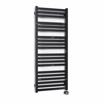 CONCEPT Grzejnik el. Malta 1460/400, czarny mat, podł ES, kabel prosty bez wtyczki z maskownicą