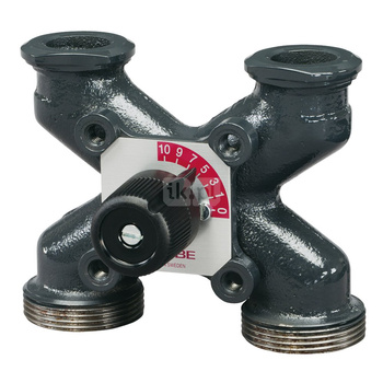 Zawór obrotowy czterodrogowy ESBE 4HG25-8 90 MM G 1 1/2, DN 25