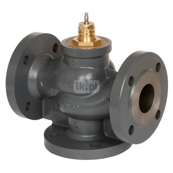 Zawór regulacyjny 3-drożny DANFOSS żeliwo kołnierz DN 20, 20 mm, max. 130'C, max. 1bar, ze sterowaniem elektrycznym