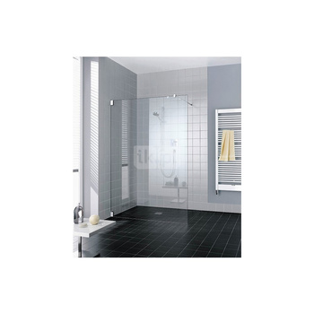 Kermi Walk-In Filia TWG 1200x 2000 GAK: 1200 srebro wysoki połysk, szkło ESG przezroczyste z Clean