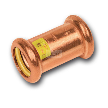 Mufa SANHA Press Gas, miedź, 15 mm (zw x zw)