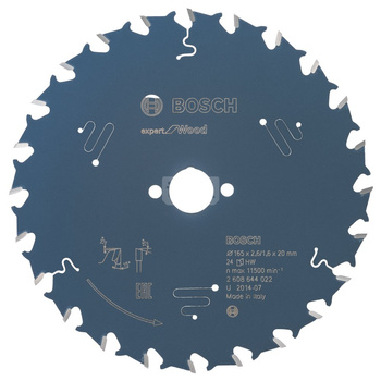 Tarcza pilarska Expert for Wood KSB EXPERT FOR WOOD 165X20X2,6 24T