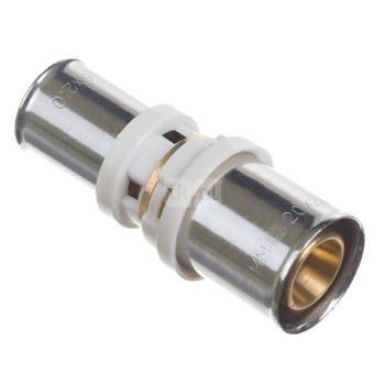 Złączka prosta zaprasowywana QIK XPRT redukcja, mosiądz, 40 mm x 32 mm (złącze zgrzewane x złącze zgrzewane)