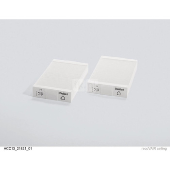 Zestaw filtrów F7 i G4 do recoVAIR 150/4, zestaw zawiera 2 sztuki fitrów klasy F7 i G4 (nawiew/wywiew)