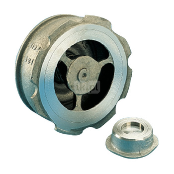 Zawór zwrotny międzykołnierzowy, zamknięcie płytkowe wspomagane sprężyną, typ 812XL, Pnom 4,0 Mpa, 2 1/2'' DN 65