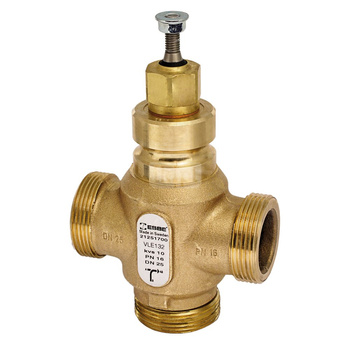 Zawór trójdrożny regulacyjny ESBE VLE132 brąz GZ DN 20, kl. ciśn. PN 16 6.3 Kvs