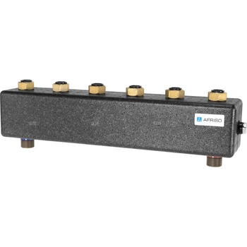 Rozdzielacz do instalacji c.o. AFRISO KSV 90-3 HW GZ 1'', 3-obieg. Nakrętka 1'', max. 50 kW