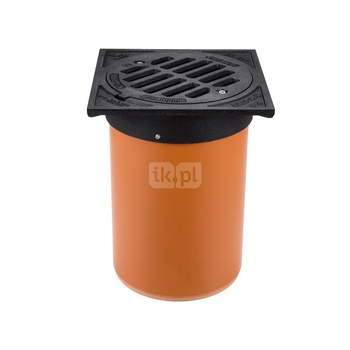 Studzienka teleskopowa MAGNAPLAST B125 maksymalne obciążenie 12.5 t, pokrywa kwadratowa, krata