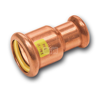 Mufa SANHA Press Gas redukcja, miedź, 22 mm x 15 mm (zw x zw)