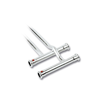 Trójnik Concept By SANHA Therm krzyżowy stal 22 mm x 15 mm x 280 mm MZ