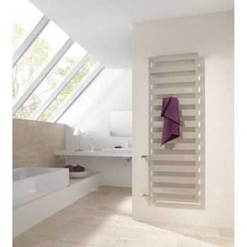 Grzejnik dekoracyjny Kermi Casteo-D 1535x750x30 biały, lewy, rozstaw przyłączy 900