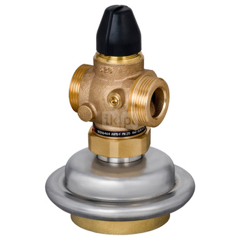 Regulator różnicy ciśnień z ograniczeniem przepływu AVPB-F PN25 15/25 05 gw. pow.