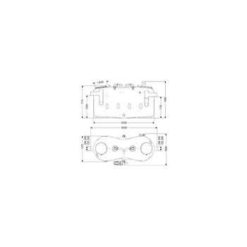 Separator tłuszczu EasyClean free | Mix | NS 15 | PRAWY | Z wziernikiem i króćcem do napełniania | Bez SonicControl