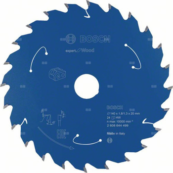 Ostrze do piły tarczowej bezprzewodowej Expert for Wood 140 x 1,8 / 1,3 x 20 T24