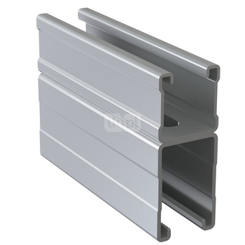 Szyna montażowa podwójna NICZUK SDMFH, gr. 2.5 mm, dł. 3000 mm, stal nierdzewna (ocynk galwaniczny)