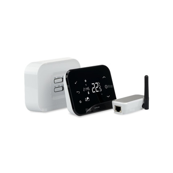 Termostat internetowy SALUS iT500 bezprzewodowy bateria (akumulator) z wyświetlaczem + odbiornik