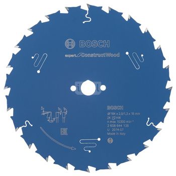 Tarcza pilarska Expert for Construct Wood KSB EXPERT FOR C. WOOD 184X16X2,0 24T