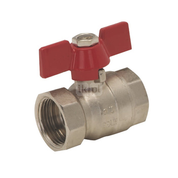 Zawór odcinający kulowy, przyłącza: gwint wewnętrzny, typ V665PAP, Pnom 2,0 MPa, 1/2"