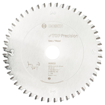 Tarcza pilarska Top Precision Best for Wood TOPPREC WOOD/S-M 210X30X2.3/1.8 48Z ATB