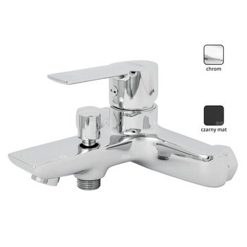 84403 Bateria WEGA wannowa naścienna chrom bez akces.głowica 35