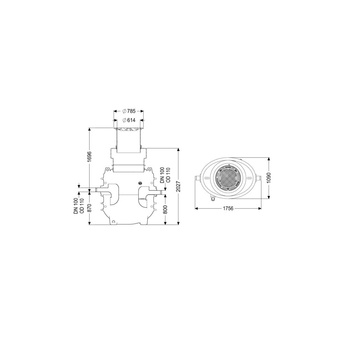 Separator tłuszczu EasyClean ground GW Direct-R NS1 170B