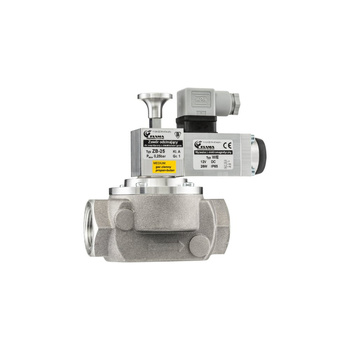 zawór grzybkowy, kołnierzowy DN100, cewka 12V