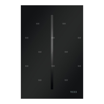 TECEfilo - Elektroniczny mechanizm spłukujący, do pisuaru U2, z powłoką Fenix, czarny (Nero Ingo)